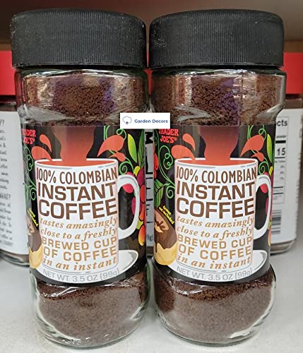 100% Colombian Instant Coffee 3.5oz (Two Bottles) T50894