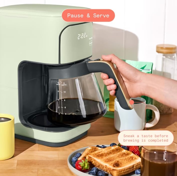 12 Cup Programmable Coffee Maker with Glass Carafe U57059