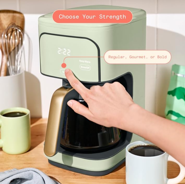 12 Cup Programmable Coffee Maker with Glass Carafe U57059