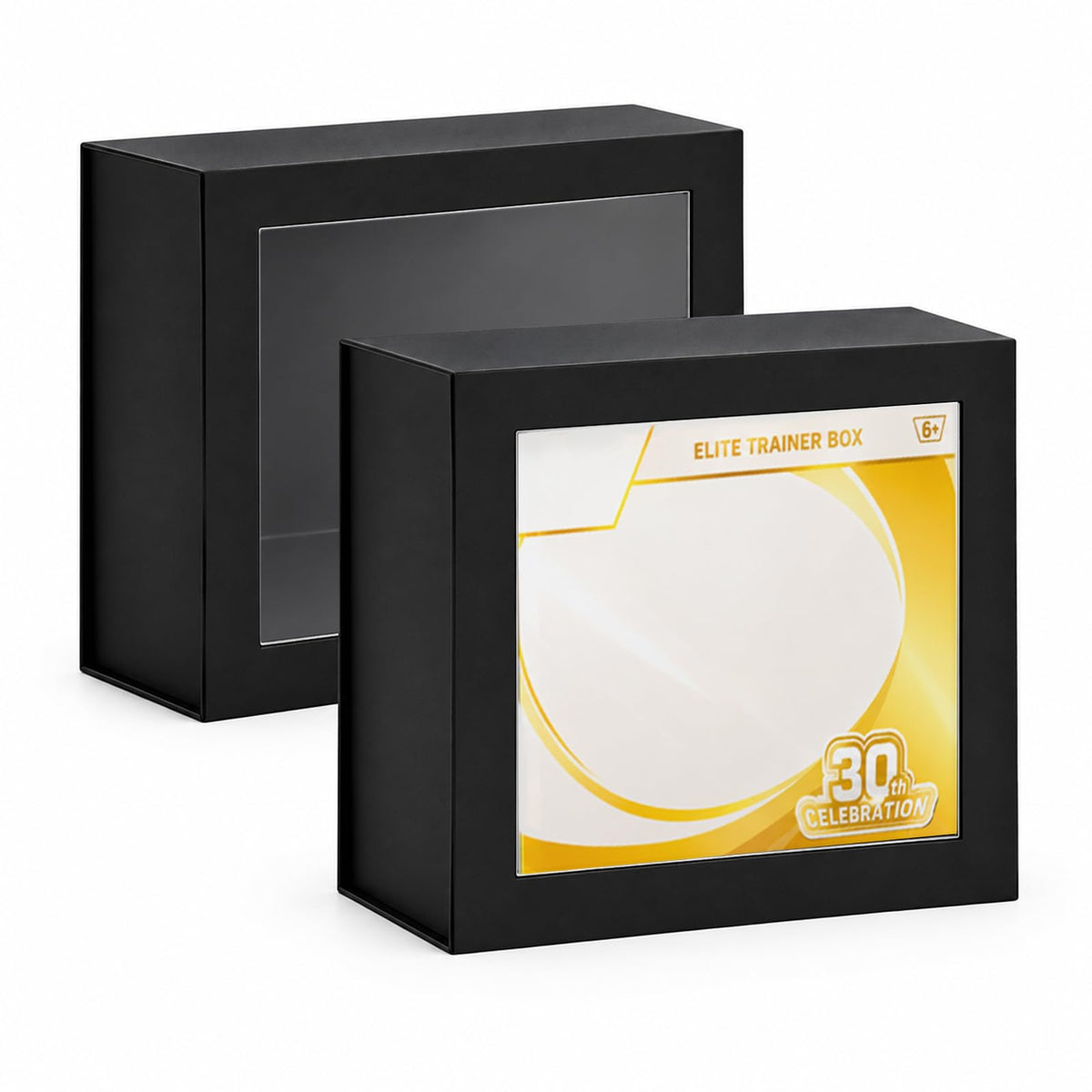 Black Cardboard Magnetic Display Box 4 Pack R516