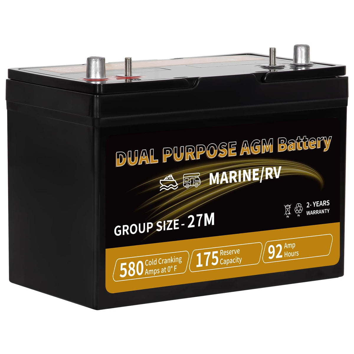12V 92AH AGM Battery C73365