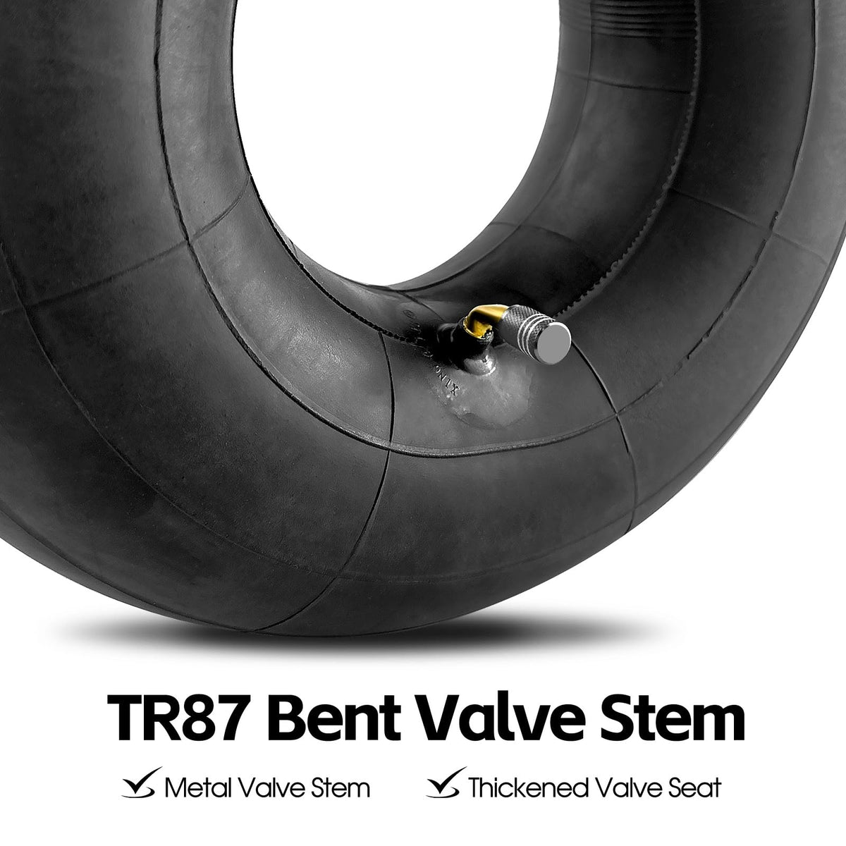 15x6.00-6" Inner Tube with TR87 Bent Valve Stem 2 Pack H4321