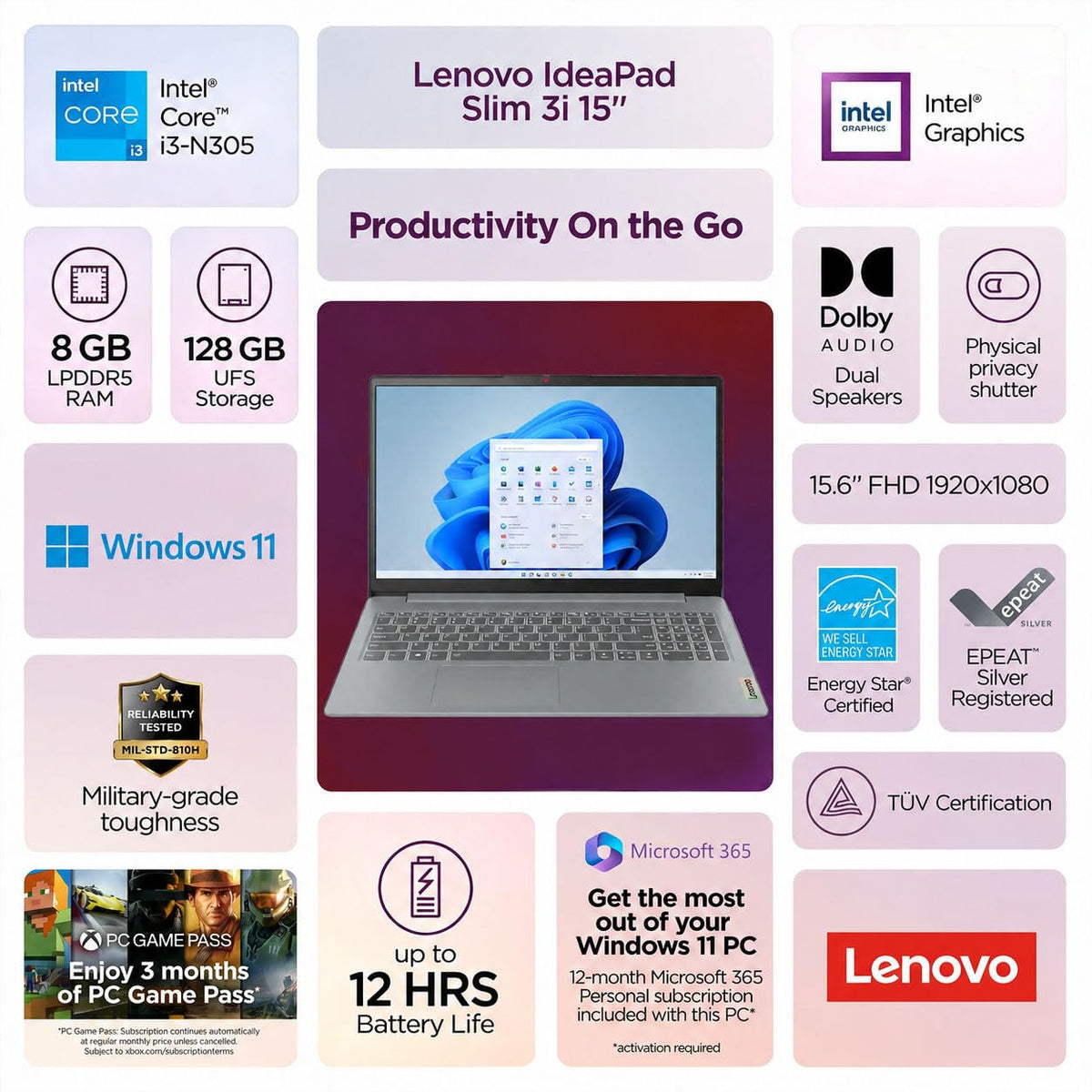 15.6" FHD Touchscreen Laptop Q967