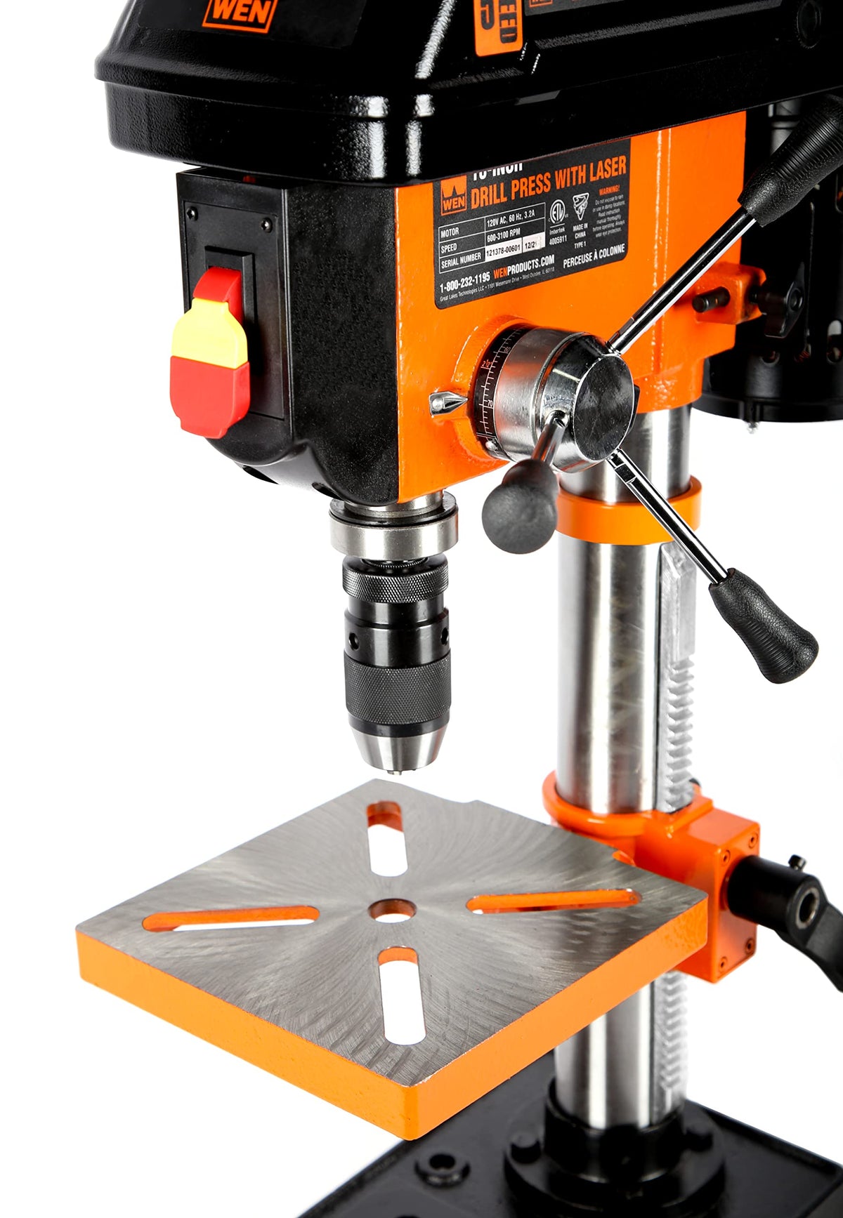 10-Inch 5-Speed Cast Iron Benchtop Drill Press H48444