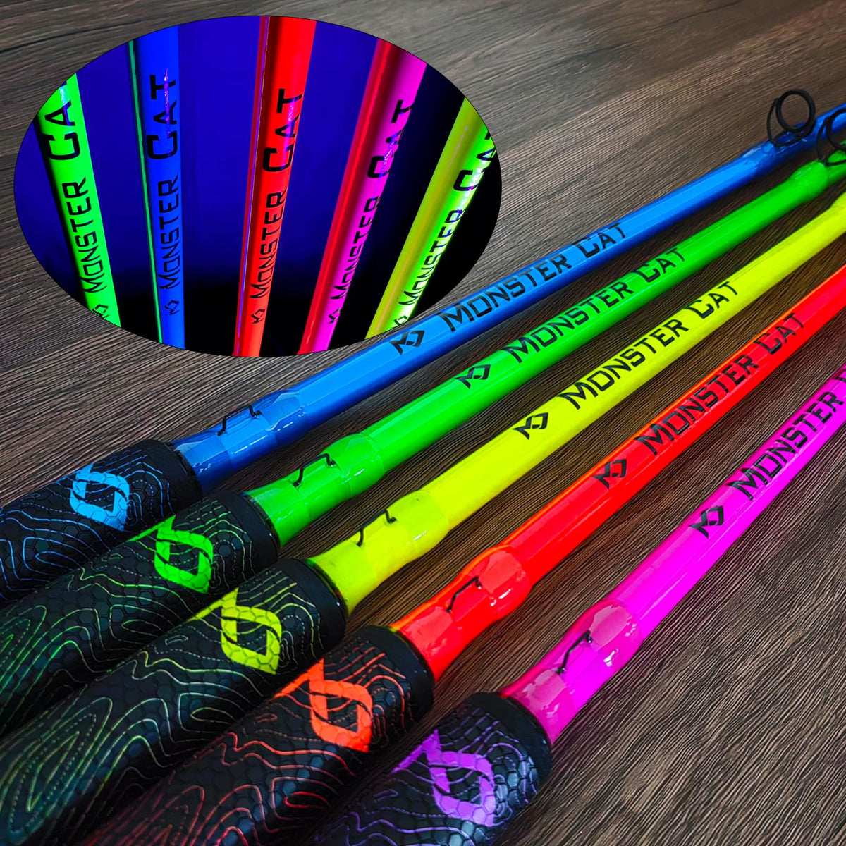 7' MH Glow-in-Dark Casting Rod A147