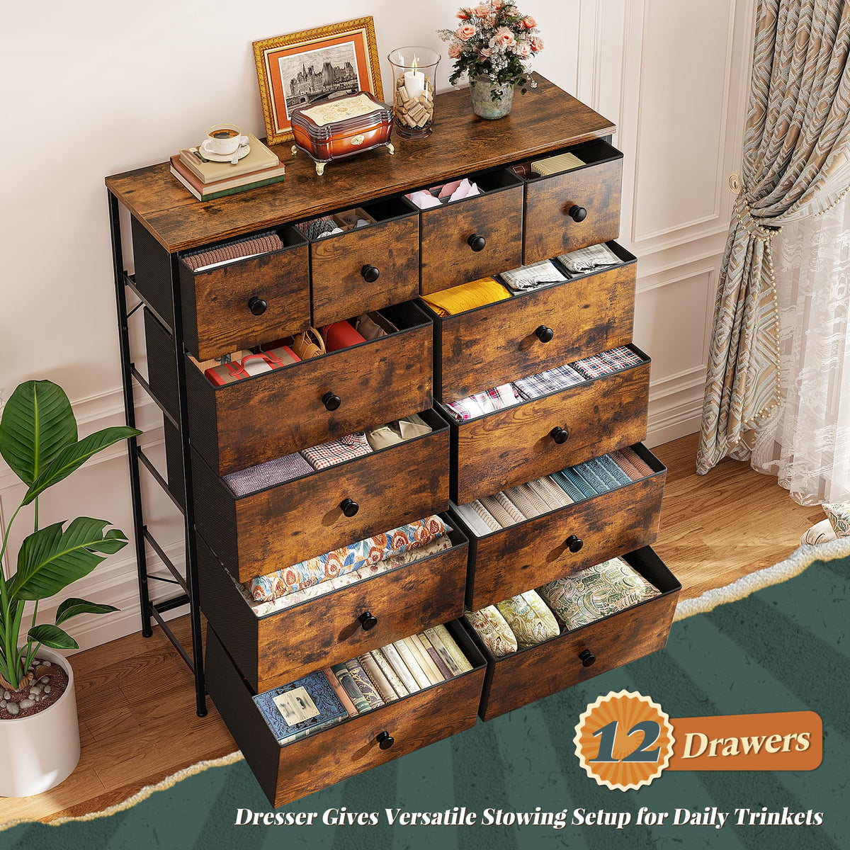 12 Drawer Dresser C3588
